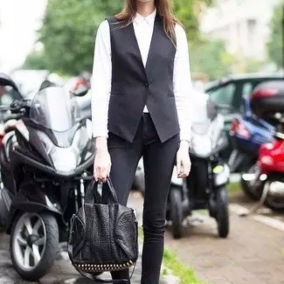 EILEEN FISHER THE FISHER PROJECT NOTCH COLLAR LONG VEST SZ L - Picture 7 of 7